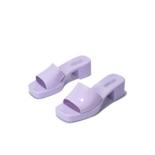 Load image into Gallery viewer, Zanne - Lavender Sandal Chuncky Heel

