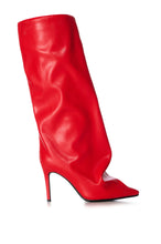 Load image into Gallery viewer, Crazy Couture - Red Heel Pointed Toe Boot
