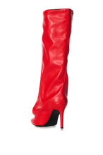 Load image into Gallery viewer, Crazy Couture - Red Heel Pointed Toe Boot
