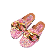Load image into Gallery viewer, Sophisticated - Pink Leopard Comfort Slide
