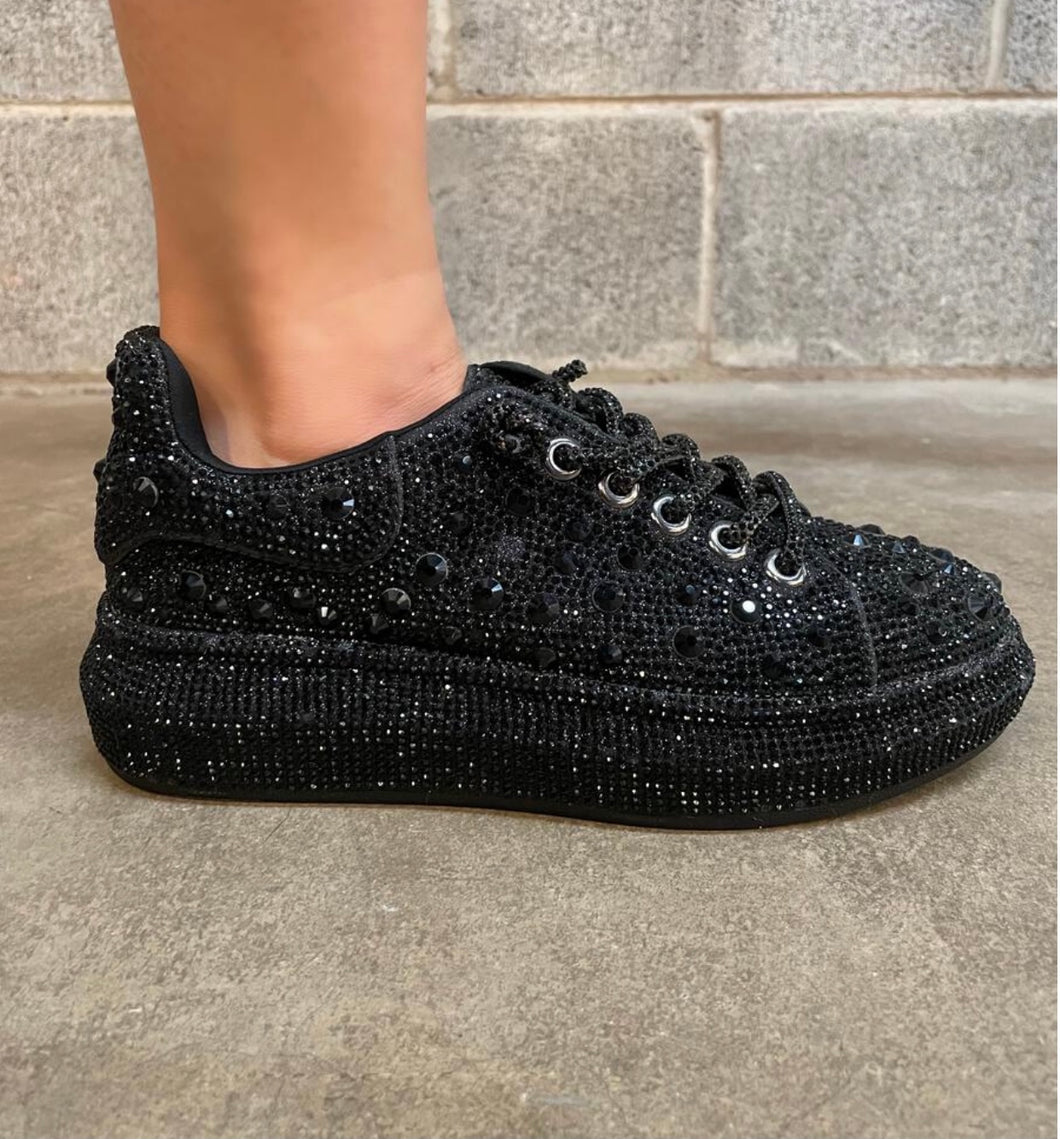 Getaway - Black Bling Sneaker