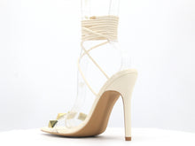 Load image into Gallery viewer, Colada - Off White Strappy Heels
