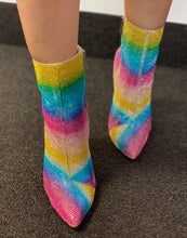Load image into Gallery viewer, Obsessed - Rainbow Bootie
