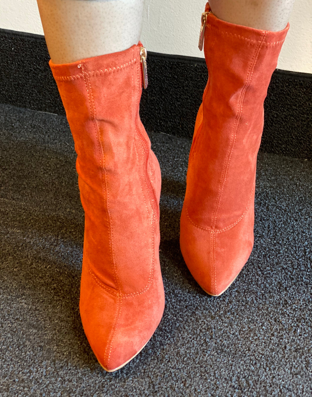 Charm - Orange Bootie