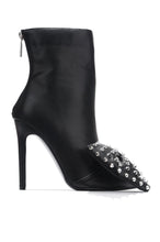 Load image into Gallery viewer, Spike - Black Bow Bootie
