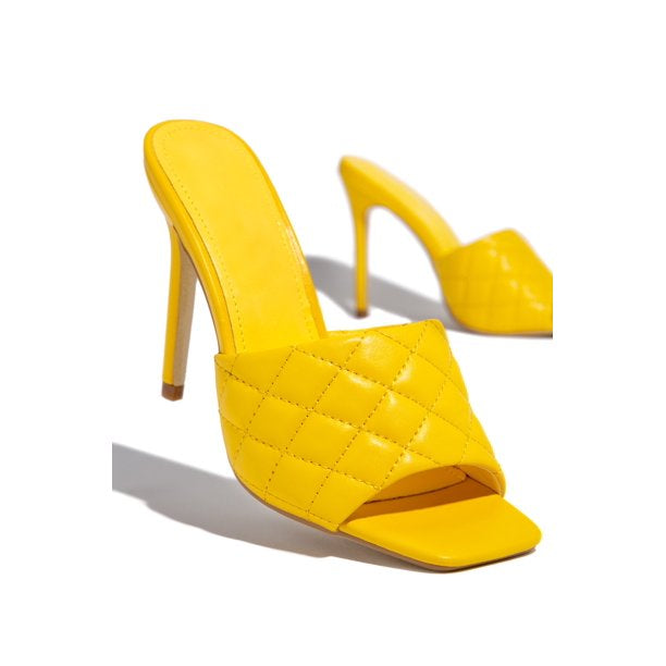 Stitch - Yellow Sandal Heel