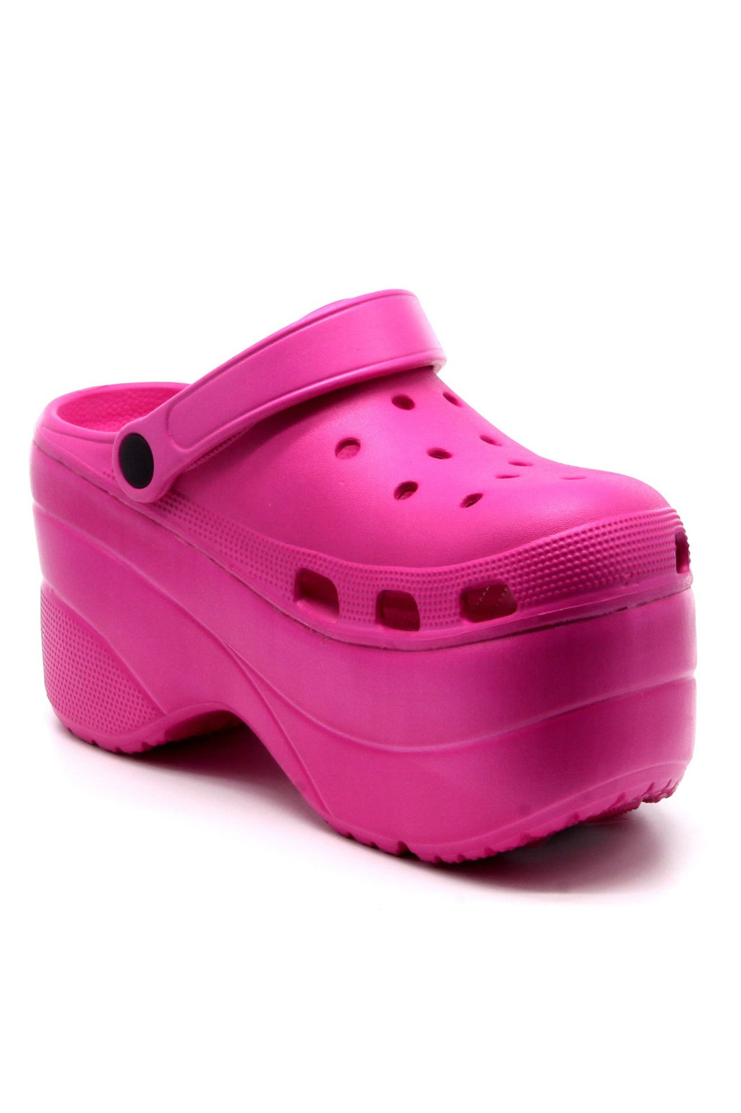Pink Inspired Croc w/pins